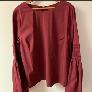 Catherine Malandrio long bell sleeve top